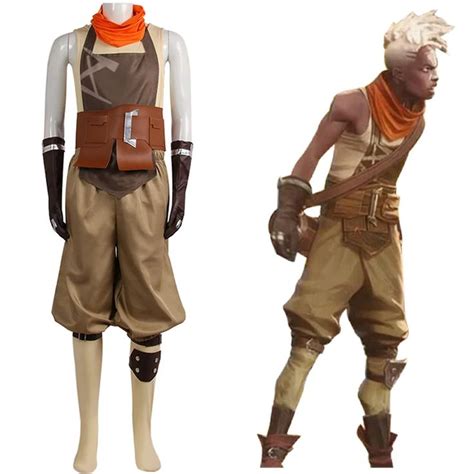 Arcane Lol Ekko Cosplay Costume Outfits Halloween Carnival Suit