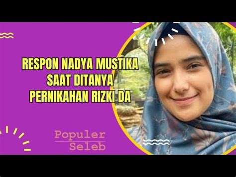 Pesan Nadya Mustika Untuk Pernikahan Rizki Da Hersa Rahayu Youtube