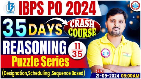 Ibps Po 2024 Puzzle Series Ibps Po Reasoning 35 Days Crash Course