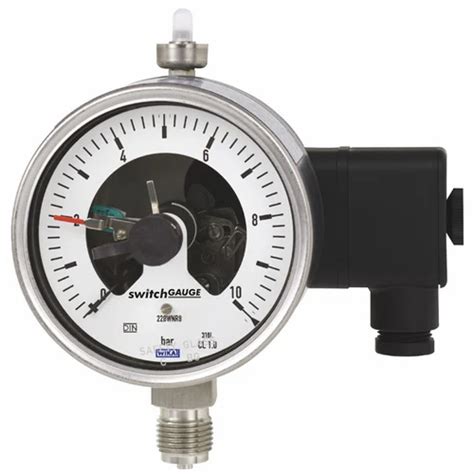 Mechatronic Pressure Measurement Bourdon Tube Pressure Gauge With