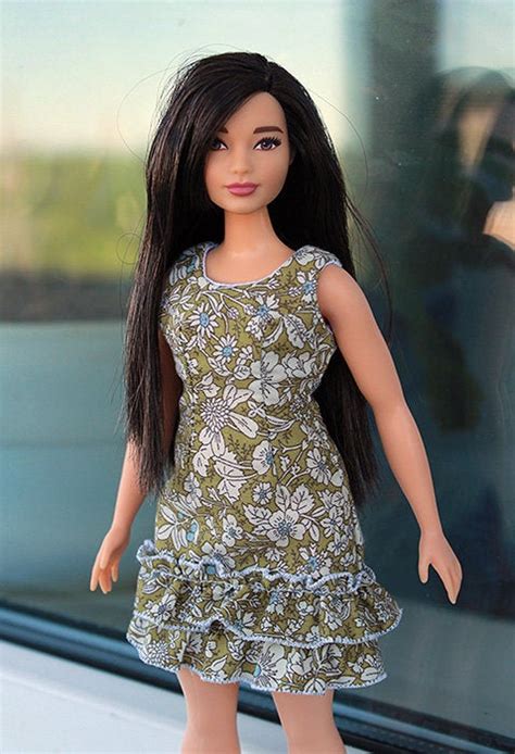 Sukienka Dla Barbie Curvy Etsy Polska Curvy Dress Barbie