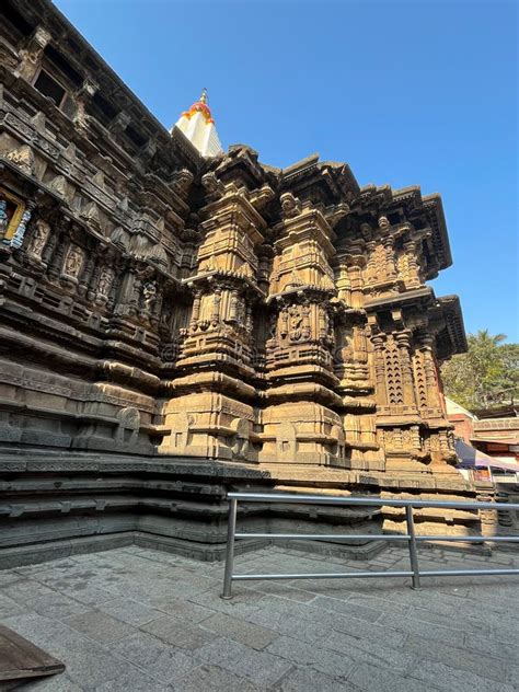 Mahalakshami Temple or Ambabai Temple, Kolhapur (Maharashtra, India Stock Photo - Image of ...