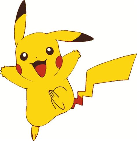 Pikachu Jumping Stencil In 4 Layers
