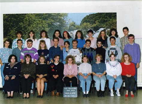 Photo de classe Term Bac pro secrétariat de 1991 Lycée Professionnel