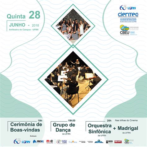 Programação Cultural NAC UFRN CIENTEC 2018 Núcleo de Arte e