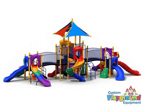 Incredible Sprawling Commercial Playground for Kids