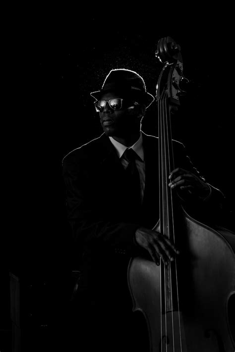 Jazz Man Upright Bass Photo By James Currie ©2014 Jazz Art Jazz Artists Noir Aesthetic