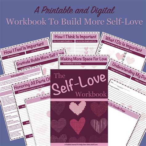 Self Love Workbook Printables Printable Word Searches