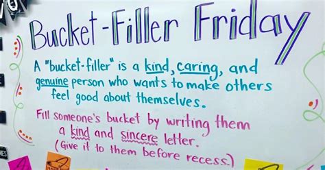 Help Your Students To Be Bucket Fillers Freebie Artofit