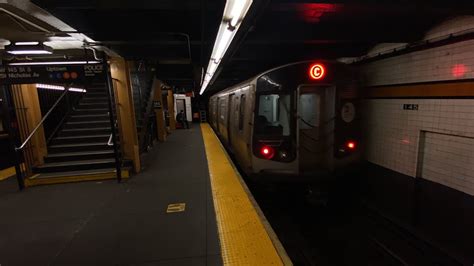 IND Central Park West Line R179 C Train Departing 145th Street YouTube