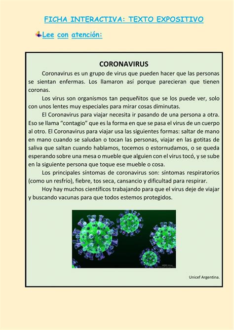 Actividad Interactiva De Texto Expositivo Para Tercero Puedes Hacer Riset