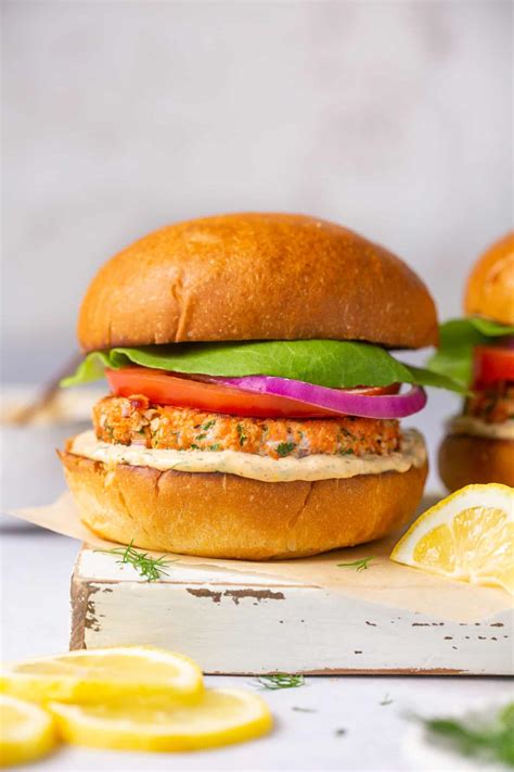 Easy Salmon Burgers 20 Minute Lauren Fit Foodie