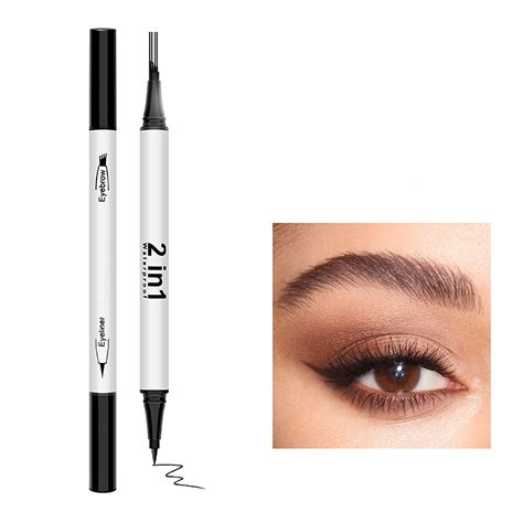 Coaye 4 Micro Eyebrow Pencil 24 Hours Lasting And Fouling With Micro Fork Tip Eyebrow Pencil