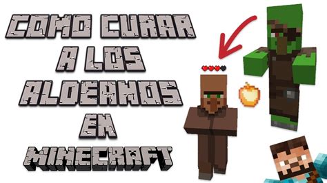 Como Curar A Un Aldeano Zombie En Minecraft Bedrock Y Java Youtube