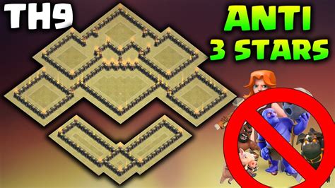 Th9 Anti 3 Stars War Base Anti Lavaloonvalkhghbgohobo W Replay