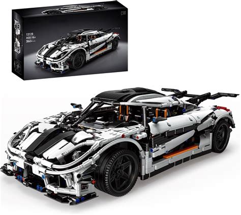 Amazon.com: KAROYD Technic Supercar Building Kit, Sports Car Series Building Blocks Set (Static ...