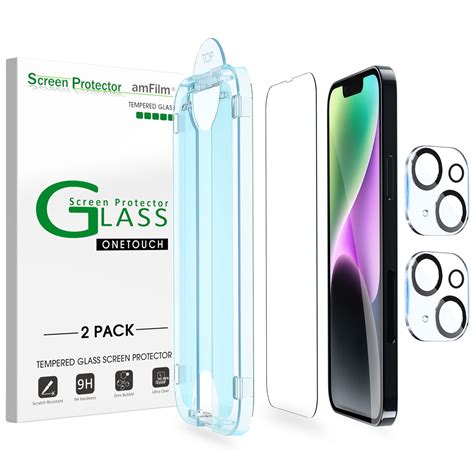 Pack Amfilm Iphone Plus Onetouch Tempered Glass Screen Lens