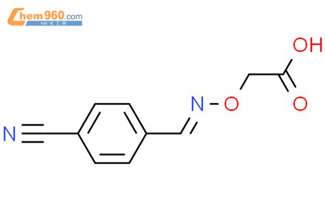 400019 11 6 Acetic acid 4 cyanophenyl methylene amino oxy 化学式结构式