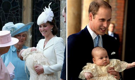 Uk Prince Louis Christening How Old Were Charlotte And George At Their Christenings Royal