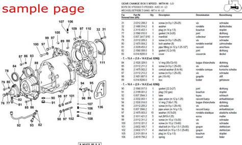 Massey Ferguson MF 175 178 TRACTORS (GB) Service Parts Catalogue Manual ...