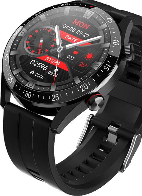 Zegarek M Ski Smartwatch Gravity Gt Black Leather Alletime