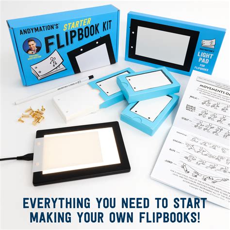 Andymations Starter Flipbook Kit Andymation Flipbook Kits