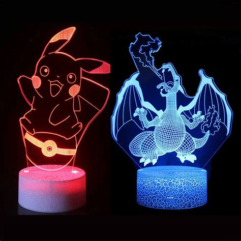 Pokemon Pikachu Night Light Takara Tomy Cute Anime Soft Light Bedroom