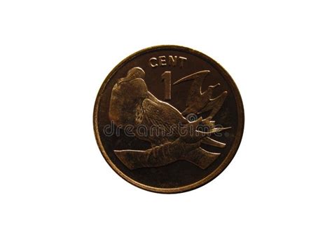 Reverse Of Kiribati Coin Cent Stock Image Image Of Collection