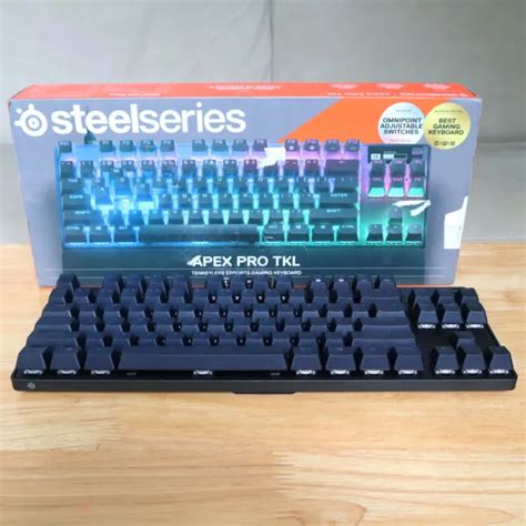 Steelseries Apex Pro Tkl Wired Mechanical Gaming Oled Keyboard