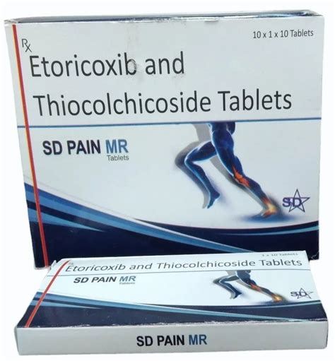 Etoricoxib Thiocolchicoside Tablet 200 Mg At Rs 275 Box In Baddi ID