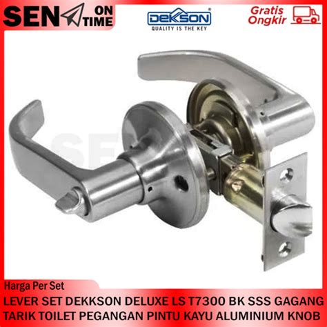 Jual Lever Set Dekkson Deluxe Ls T Bk Sss Gagang Pintu Tarik Toilet