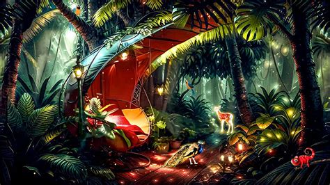 Rainforest Beautiful Fantasy Ambient Music Deep Relaxation And