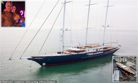 Jeff Bezos New M Superyacht Sets Sail After Year Construction