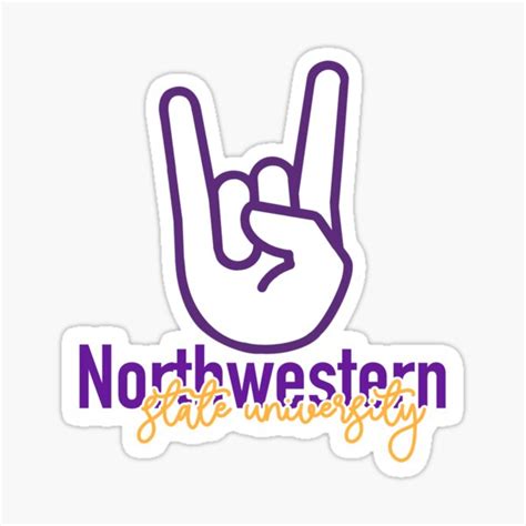 Northwestern State University Sticker For Sale By Alainanorman