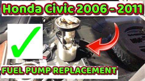 Honda Civic Fuel Pump Installation