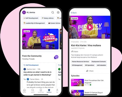 jobstreet  seek rayakan   seekmax platform karir komprehensif