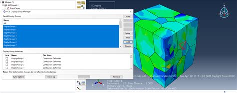 How Do I Display Partitions In Abaqus Results Researchgate