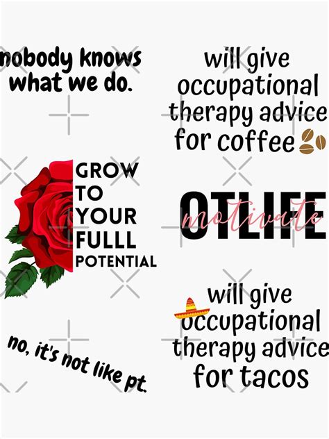 Occupational Therapy Sticker Pack Cute Ot Decals For Occupational Therapist Sticker For Sale