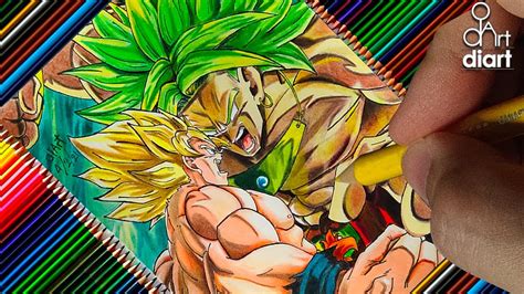 Goku Vs Broly Drawing