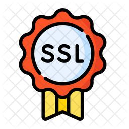 Ssl certificate Icon - Download in Colored Outline Style