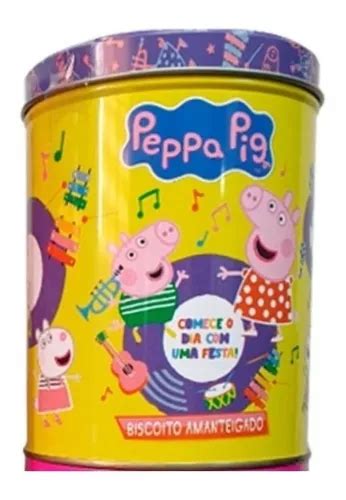 Biscoito Amanteigado Peppa Pig Santa Edwiges Lata 100g MercadoLivre