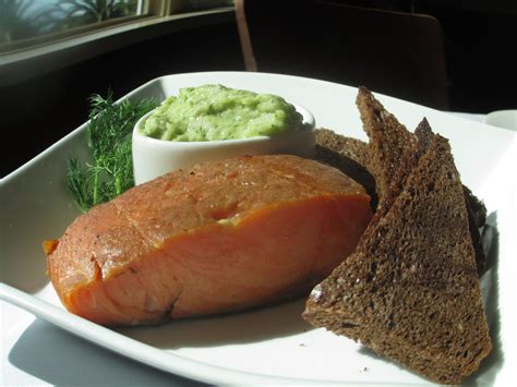 House Smoked Salmon Fennel Relish‍ Grilled Rye Toast Salmon Fennel Food Lover Food