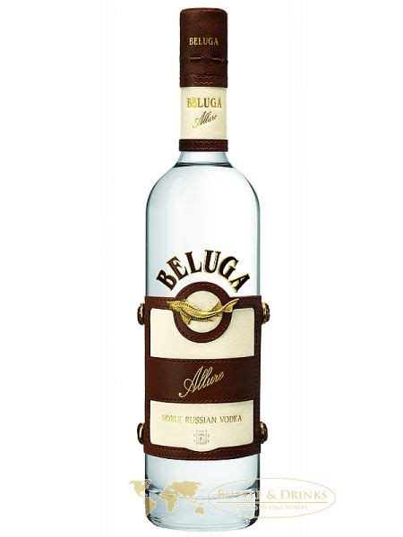 Beluga Allure Russischer Noble Vodka Liter Bottle Drinks