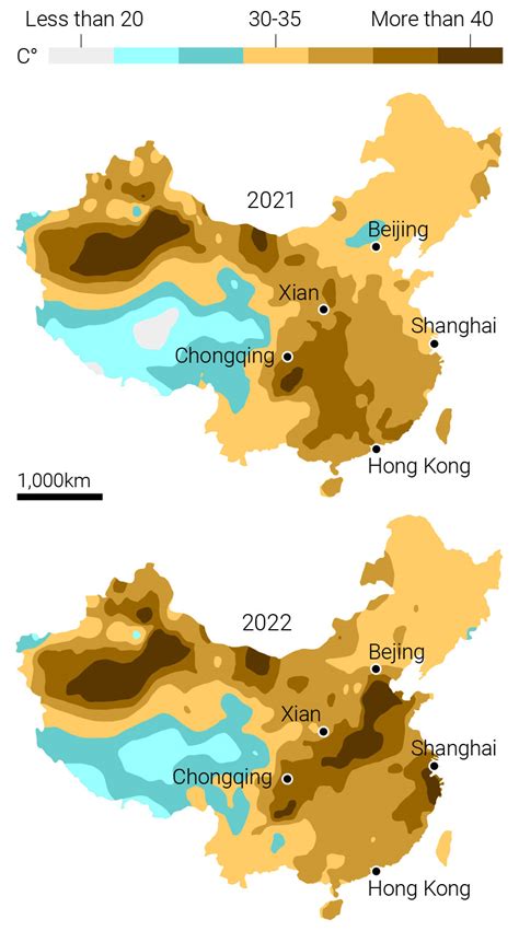 Chinas Record Breaking 2022 Heatwave And Drought A Visual Explainer