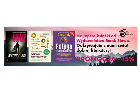 Bonito 45 rabatu na książki wyd Smak Słowa Promocje książkowe