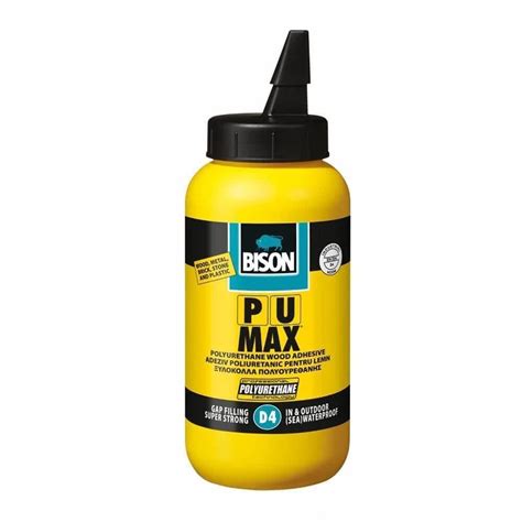 adeziv poliuretanic lemn bison pu max  ml adeziv poliuretanic