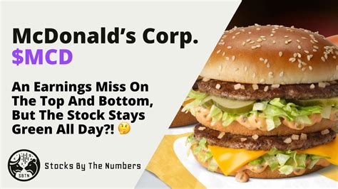 Update On Mcdonald S Corporation Stock Mcd After An Earnings Miss