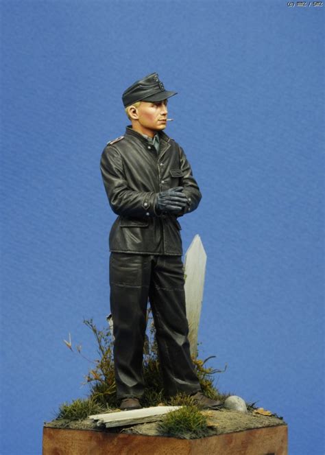 WSS Panzer Crew LSSAH 1 16 Resin Alpine Miniatures Painting