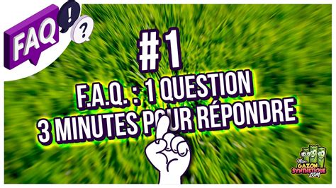 Questions Fréquentes 1 QUESTION 3 MINUTES sur le Gazon Synthétique