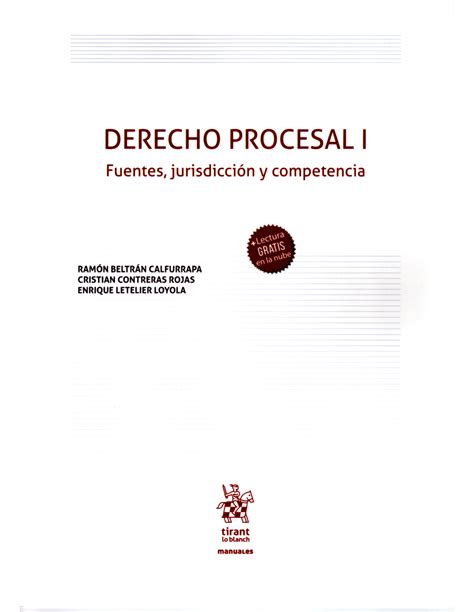 DERECHO PROCESAL I FUENTES JURISDICCIÓN Y COMPETENCIA